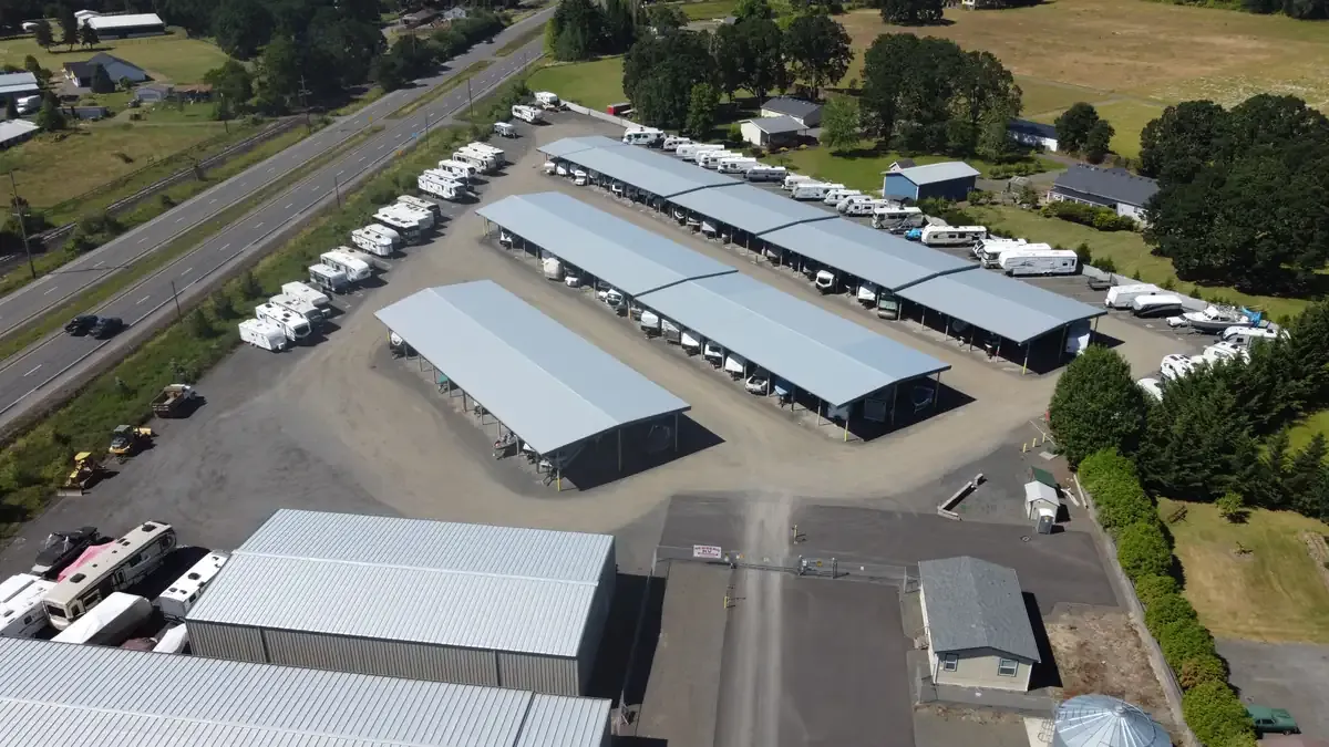 Aerial view of Newberg RV